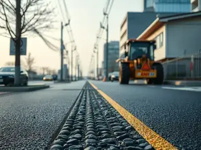 透水性アスファルト工事