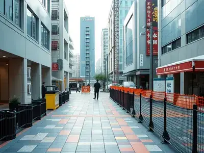 カラー舗装公園通路